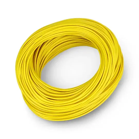 Bezpečná Platba Instalační kabel LgY 1x0,5 H05V-K - žlutý - role 100 m