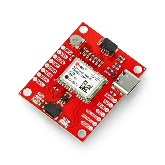 Cenová Bomba NEO-M9N GPS modul - vestavěná anténa - Qwiic - SparkFun GPS-15733