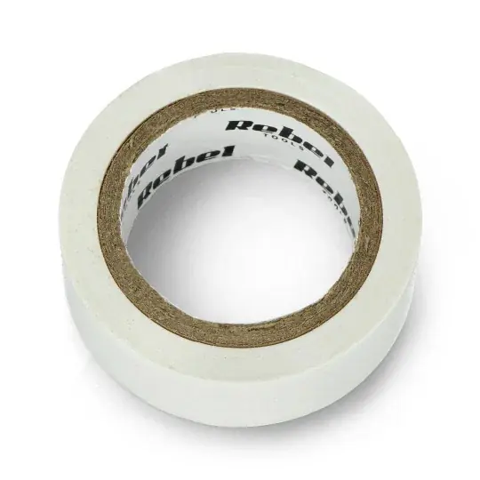 Odeslání Ihned Izolační páska Rebel 0,13x19mm x 9,14m bílá