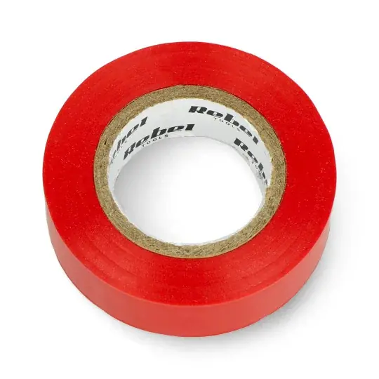 Novinka Izolační páska Rebel 0,13x19mm x 18,2m červená