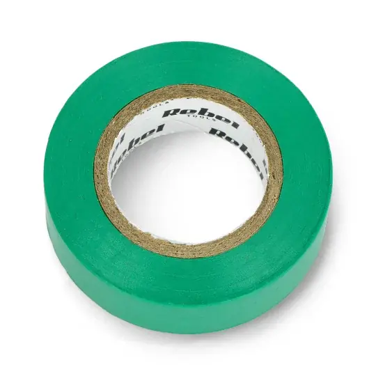 Izolační páska Rebel 0,13x19mm x 18,2m zelená Značkový