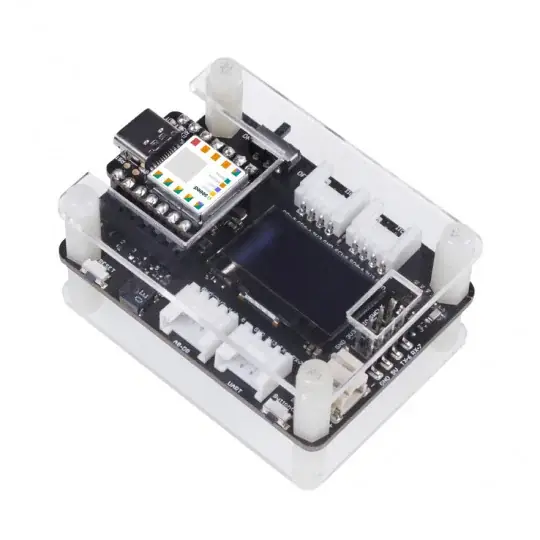 Pouzdro pro rozšiřující desku Xiao - akrylové - průhledné - Seeedstudio 110010024 Výprodej