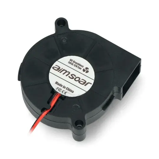Odeslání Ihned Chladicí turbína - ventilátor 12V 50x50x15mm 2 vodiče