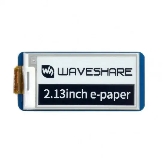Časově Omezené E-inkoust na displej E-paper - 2,13 '' 250x122px - SPI - černobílý - pro Raspberry Pi Pico - Waveshare 19406