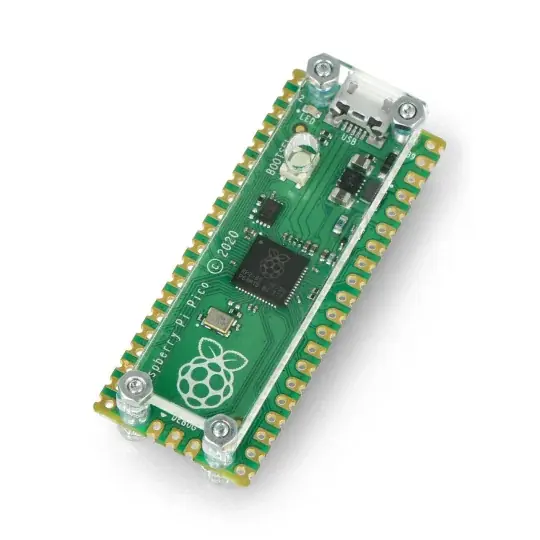Pouzdro pro Raspberry Pi Pico otevřené - průhledné Nejlepší Volba
