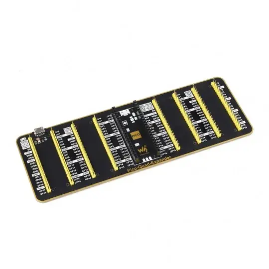 Pico Quad Expander - čtyřnásobný expandér pinů 2 x 20 GPIO - pro Raspberry Pi Pico - Waveshare 19361 Cenová Bomba