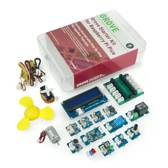 Grove Starter Kit for Raspberry Pi Pico - startovací sada Must-Have