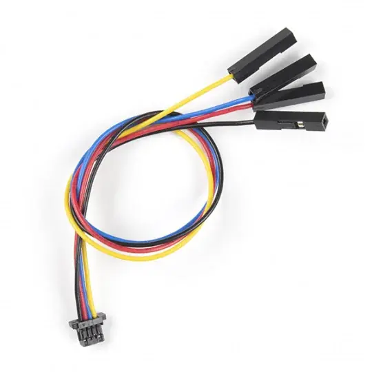 Flexibilní female kabel Qwiic se 4pinovou zástrčkou - 15cm - SparkFun PRT-17261 Zlevněný