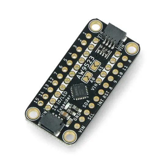 GPIO I2C pin expander a LED driver - AW9523 - STEMMA AT / Qwiic - Adafruit 4886 Ověřený