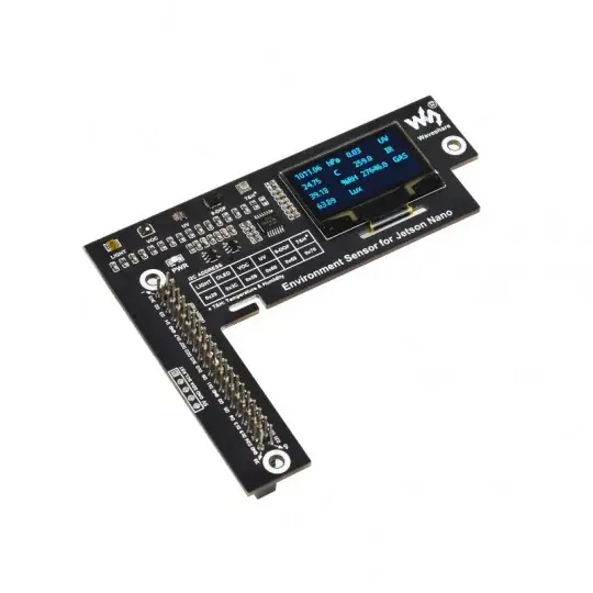 Modul snímače prostředí pro Jetson Nano, I2C s 1,3 '' OLED obrazovkou - Waveshare 19486 Cenová Bomba