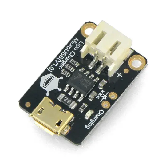 Lipo Charger - nabíjecí modul pro Li-Pol baterie přes microUSB - DFRobot DFR0667 Kup Teď
