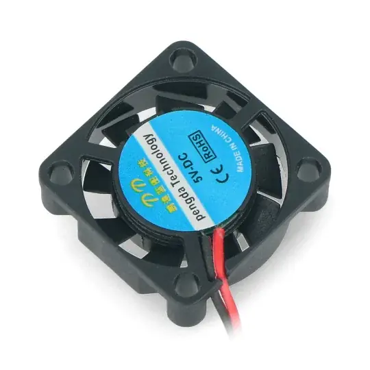 Cenově Výhodný 25x25x7mm ventilátor pro pouzdro Raspberry Pi 4B - 2,54mm female konektor