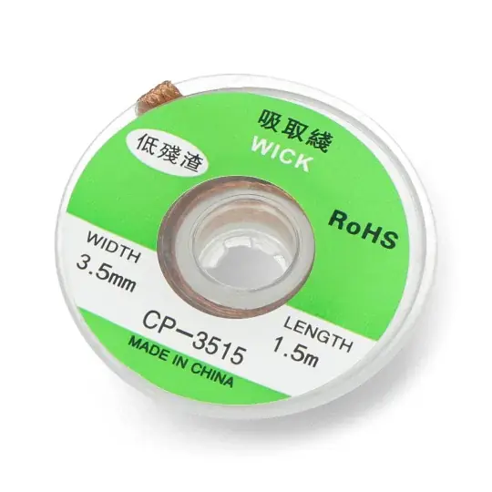 Oplet pro odsávání cínu 3,5 mm - CP-3515 Top Prodej