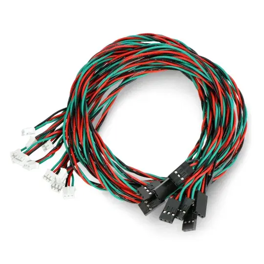 Nejlepší Cena DFRobot Gravity - propojovací kabel - pro digitální senzory pro Arduino - 3pinový - 50cm - 10ks - FIT0756