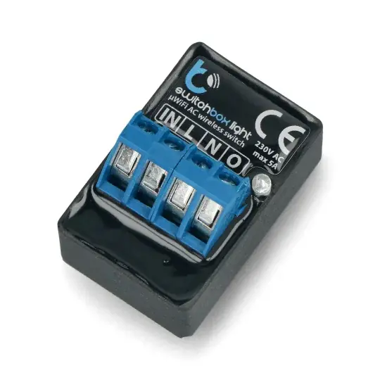 BleBox SwitchBox Light - 230V WiFi relé - aplikace pro Android / iOS Cenová Bomba