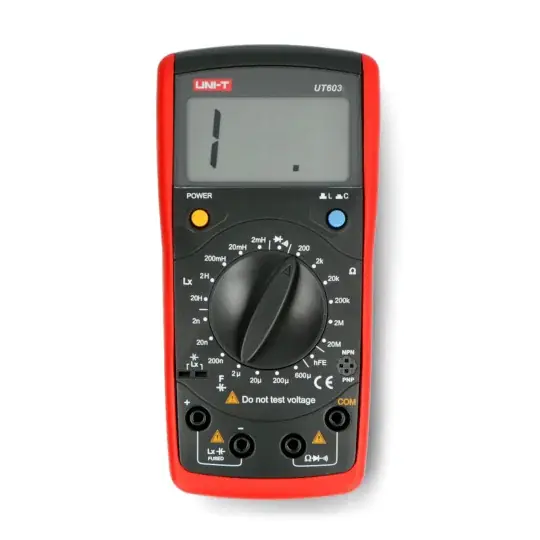 Pouze Dnes Měřič odporu, kapacity a indukčnosti UNI-T UT603 RLC
