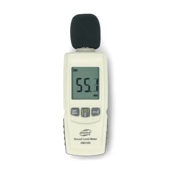 Nejlepší Cena Sonometr Benetech GM1352, měřič decibelů - od 30 do 130 dBA