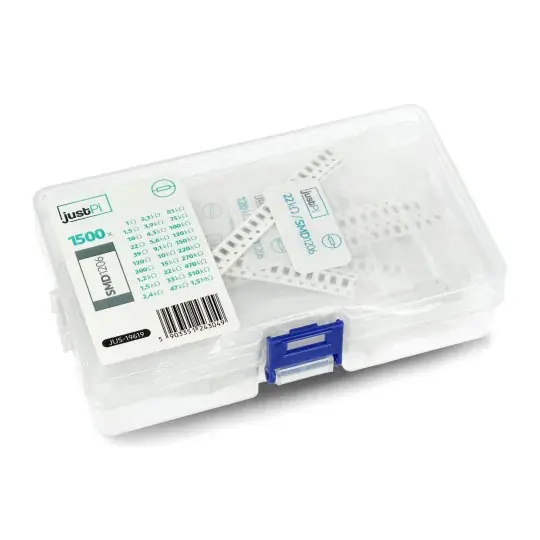 Sada odporů 0,5W SMD1206 - justPi - 1500 ks. Tovární Cena
