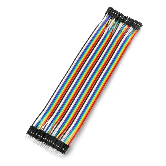 Aktuální Sada propojovacích kabelů JustPi - samice-samec 20cm 40ks