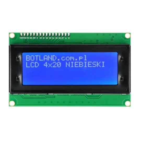 Objednat Nyní LCD displej 4x20 znaků modrý s konektory - justPi