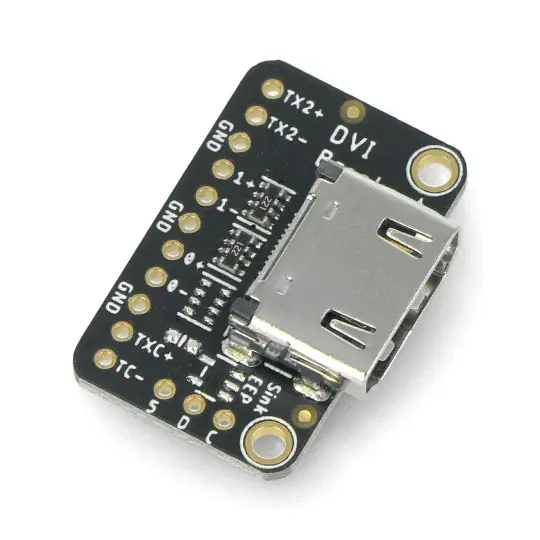 DVI Breakout Board - adaptér s konektorem HDMI / DVI - pro Raspberry Pi Pico - Adafruit 4984 Poslední Šance
