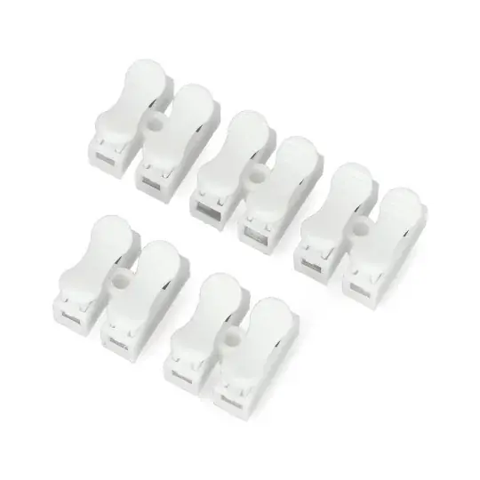 Samosvorná elektrická kostka 2 piny 2,5 mm 250 V / 10 A - 5 ks Pouze Dnes
