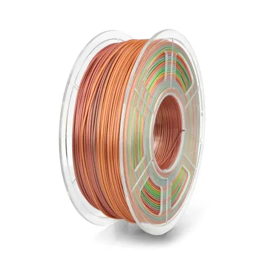 Výprodej Vlákno Sunlu PLA + Hedvábí 1,75mm 1kg - Rainbow