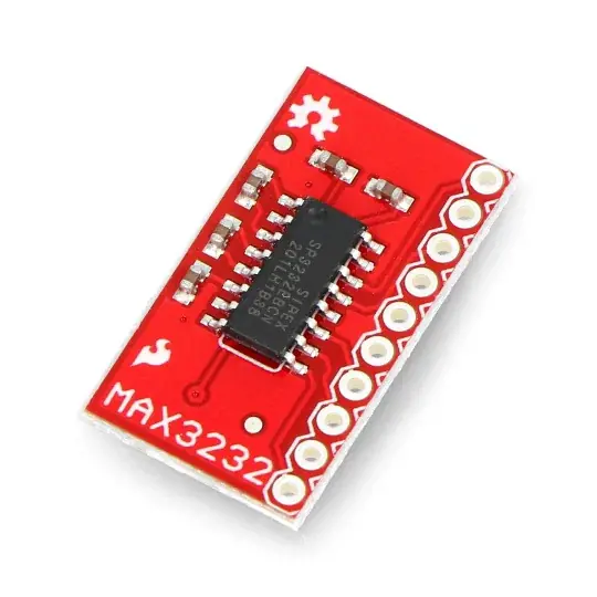 Značkový Transceiver Breakout MAX3232 3.3V / 5V - převodník RS232 - UART - SparkFun BOB-11189