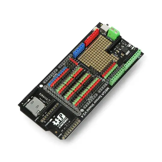 Gravity - IO Sensor Shield V2.4 - rozšíření I / O - pro Arduino Mega - DFRobot DFR0165 Autentický
