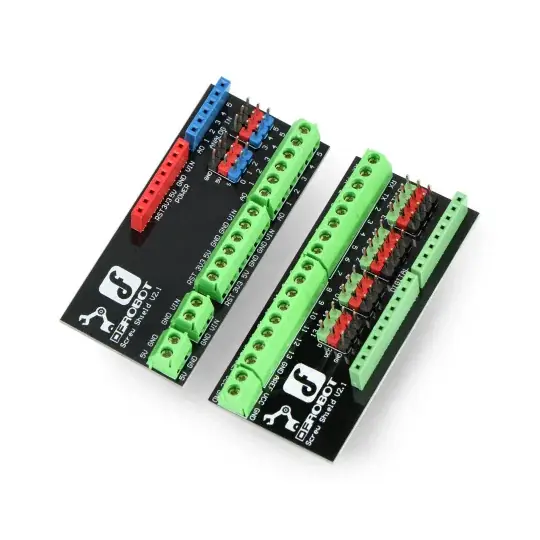 Gravity - Screw Shield V2 - štít se šroubovacími konektory pro Arduino - DFRobot DFR0171 Koupit Online