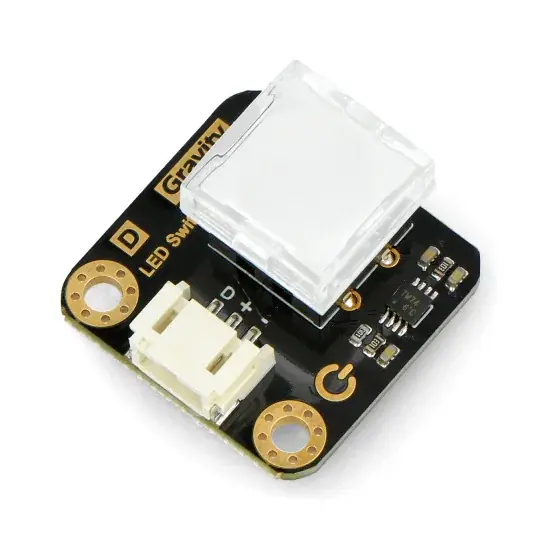 Vysoce Kvalitní Gravity - LED spínač zelený - tlačítko s podsvícením LED - zelené - DFRobot DFR0789 -G