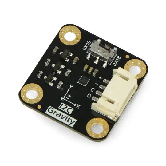 Horká Nabídka Gravitace - LIS2DW12 - 3osý akcelerometr ± 2g / ± 4g / ± 8g / ± 16g - I2C - DFRobot SEN0409