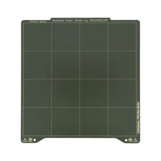 Plech z pružinové oceli se samolepicím PEI plechem - pro tiskárny Prusa Mini + - hladký Akční Cena
