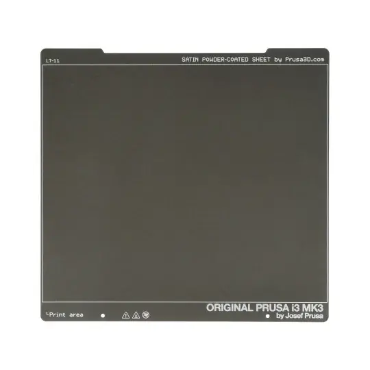 Tovární Cena Plech z pružinové oceli PEI - pro tiskárny Prusa MK4, i3 MK3 / S / + a MK2.5 / S - satén