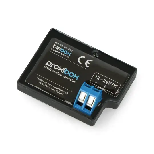 BleBox proxiBox - multifunkční akční spoušť / WiFi senzor přiblížení - aplikace pro Android / iOS Pouze Dnes