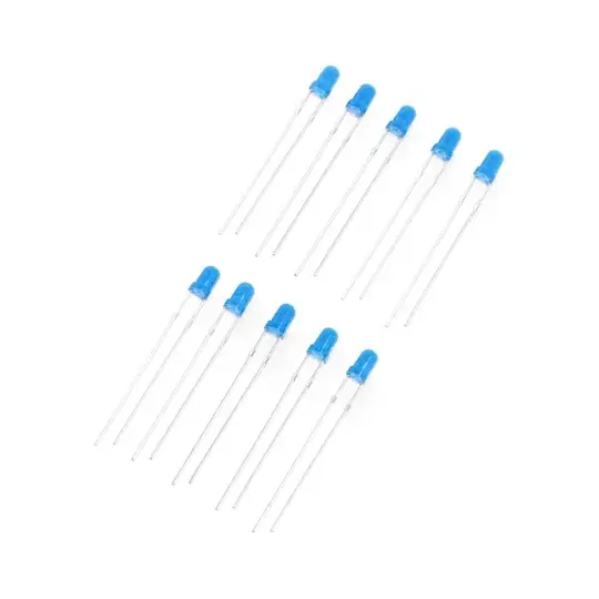 LED 3mm modrá - 10ks - justPi Koupit Online