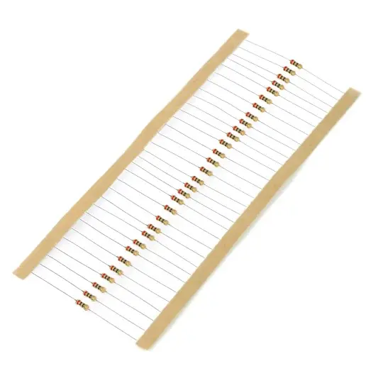 JustPi THT CF rezistor uhlíkový 1 / 4W 20Ω - 30ks Levný