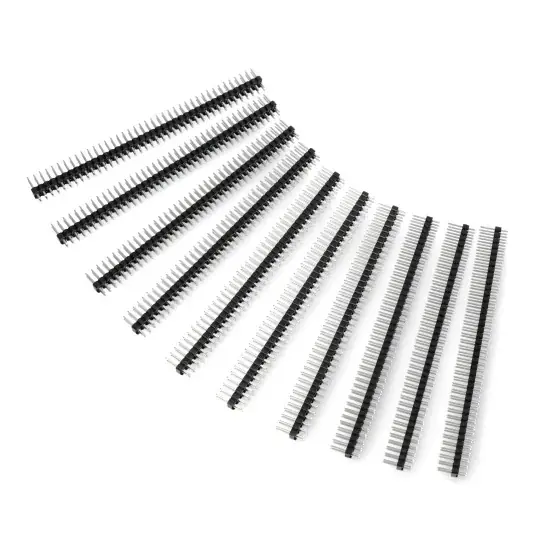 Top Prodej Zátka Goldpin 2x40 rovná 2,54mm rozteč - černá - 10ks - justPi