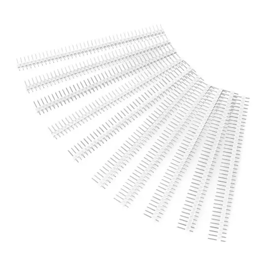 Zátka Goldpin 1x40 rovná 2,54mm rozteč - bílá - 10ks - justPi Zlevněný