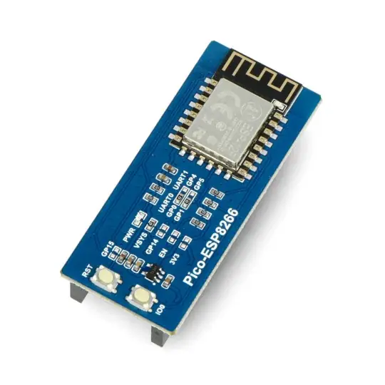 Vysoce Kvalitní WiFi modul ESP8266 pro Raspberry Pi Pico - Waveshare 20182