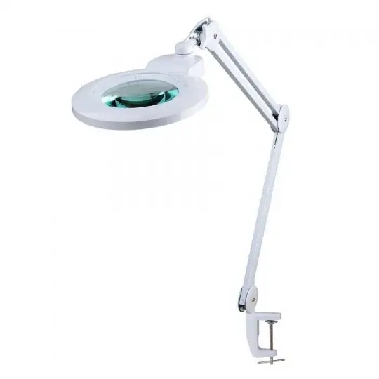 Lampa s lupou 8D 8 dioptrií - 9006LED -127-8D - vyměnitelná optika, nastavitelná intenzita světla - bílá Novinka