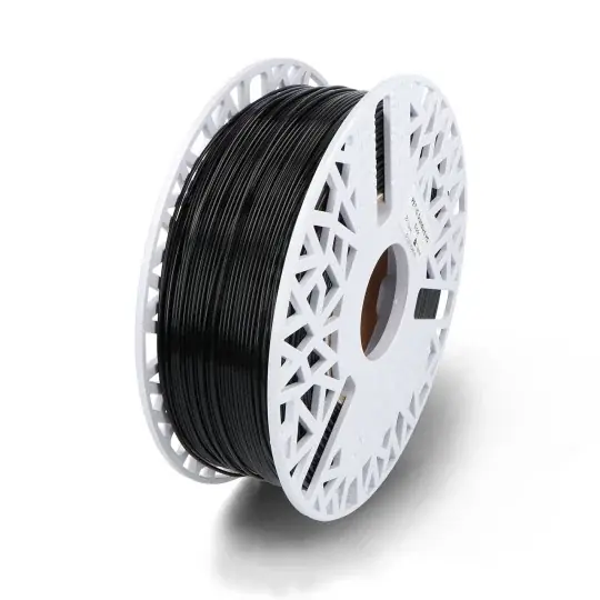Vysoce Kvalitní Rosa3D PETG standardní filament 1,75 mm 1 kg - součástí balení je opakovaně použitelná cívka - černá