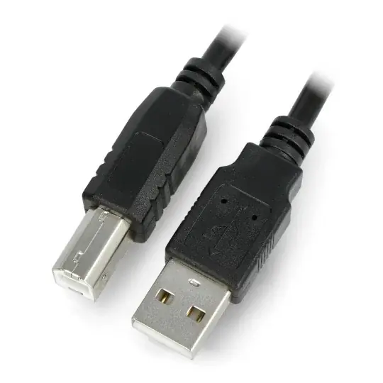 USB A - B 2.0 Lanberg kabel - s feritovým filtrem - černý 1m Koupit Online