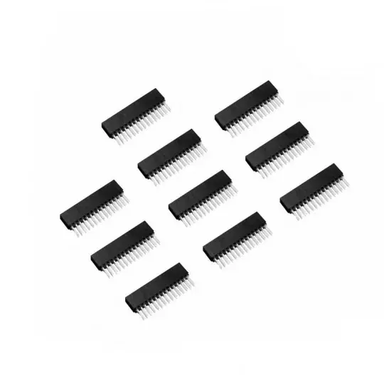 2 × 15pinový samičí pásek pro modul 13,2 - rozteč 2,54 mm - 10 kusů - montážní příslušenství pro vývojové moduly M5Stack Odeslání Ihned