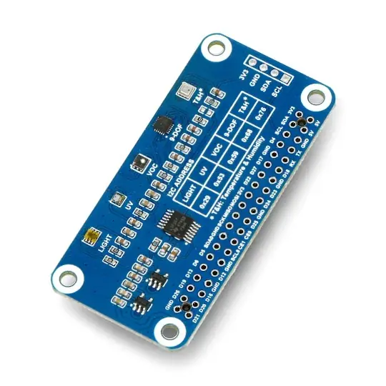 Environmentální senzor – překryvná vrstva Raspberry Pi – Waveshare 20471 Cenově Výhodný