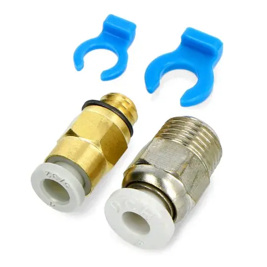 Levný Sada dvou pneumatických konektorů Creality - 2,5mm a 4mm