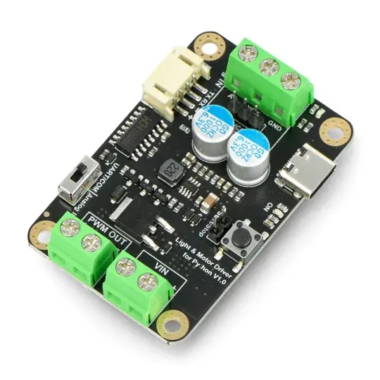 Omezená Nabídka Ovladač pro motory 24V / 10A PWM / USB - DFRobot DRI0050