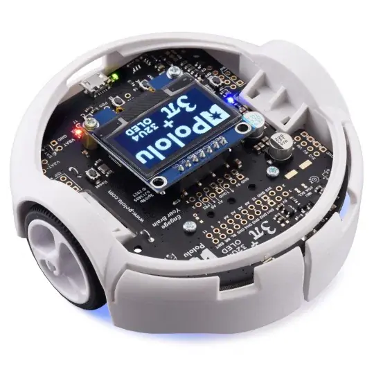 3pi + Turtle Edition - platforma robota s ovladačem 32U4 a motory LP 75: 1 - Pololu 4976 Víkendová Akce