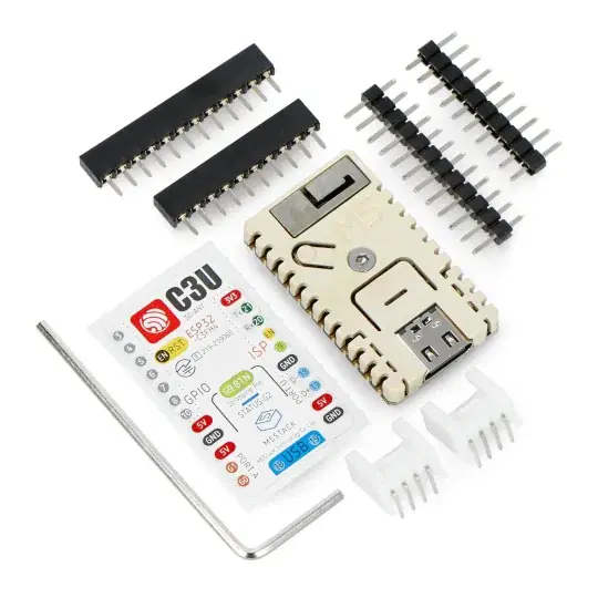 M5Stamp C3U - s mikrokontrolérem Espressif ESP32-C3 RISC-V - WiFi - s konektory - M5Stack K122 Horká Nabídka