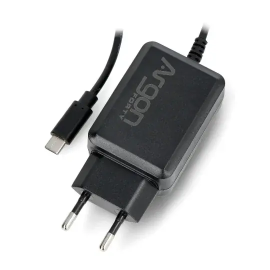 Oblíbený Argon40 V2 USB typ C 5,25V / 3,5A zdroj pro Raspberry Pi 4B - černý